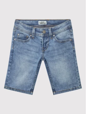 Pepe Jeans Szorty jeansowe PB800692ML2 Niebieski Slim Fit