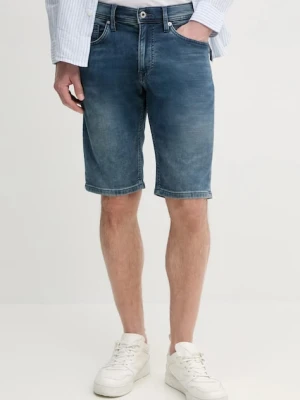 Pepe Jeans szorty jeansowe SLIM GYMDIGO SHORT TRACK