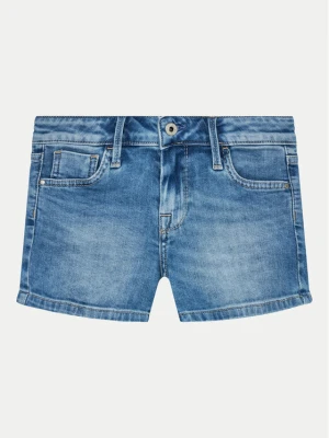 Pepe Jeans Szorty jeansowe Slim Short Jr PG800860MP0 Niebieski Slim Fit