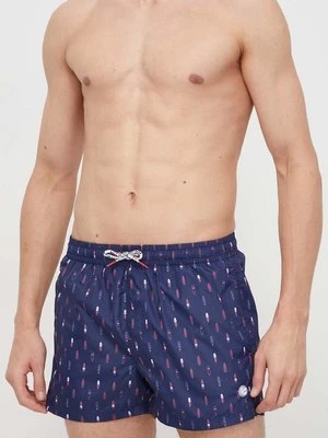 Pepe Jeans szorty kąpielowe SURF SWIMSHORT kolor granatowy PMB10397