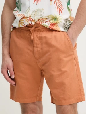 Pepe Jeans szorty lniane RELAXED LINEN SMART SHORTS