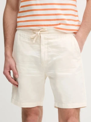 Pepe Jeans szorty lniane RELAXED LINEN SMART SHORTS