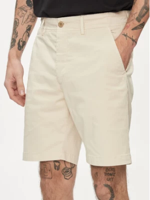 Pepe Jeans Szorty materiałowe Regular Chino Short PM801092 Beżowy Regular Fit
