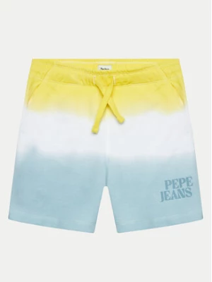 Pepe Jeans Szorty materiałowe Telio PB800786 Niebieski Regular Fit