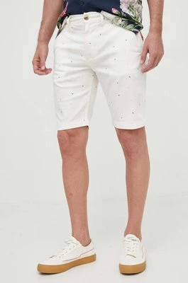 Pepe Jeans szorty Mc Queen męskie kolor biały