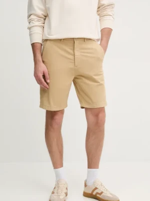 Pepe Jeans szorty REGULAR CHINO SHORT męskie kolor beżowy PM801181