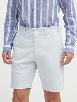 Pepe Jeans szorty REGULAR CHINO SHORT męskie kolor niebieski PM801092