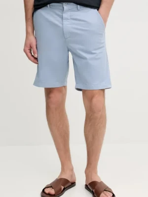 Pepe Jeans szorty REGULAR CHINO SHORT męskie kolor niebieski PM801181