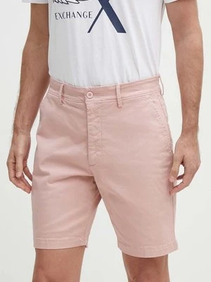 Pepe Jeans szorty REGULAR CHINO SHORT męskie kolor różowy PM801092