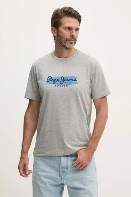 Pepe Jeans t-shirt ARSHAM męski kolor szary z nadrukiem PM509713