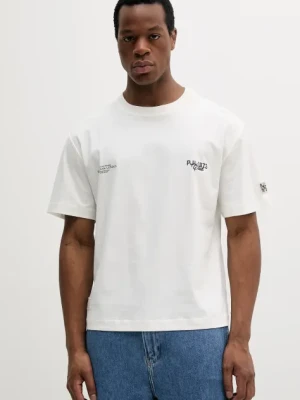 Pepe Jeans t-shirt bawełniany COLVILLE męski kolor biały z nadrukiem PM509793