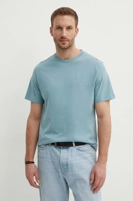 Pepe Jeans t-shirt bawełniany Connor kolor niebieski PM509206