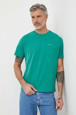 Pepe Jeans t-shirt bawełniany Connor kolor zielony PM509206