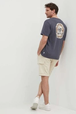 Pepe Jeans t-shirt bawełniany CORBAN męski kolor szary z nadrukiem PM509386