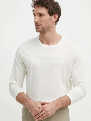 Pepe Jeans t-shirt bawełniany Eggo beżowy