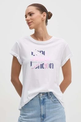 Pepe Jeans t-shirt bawełniany ENOLA damski kolor biały PL505891