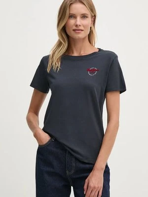 Pepe Jeans t-shirt bawełniany GABRIELA damski kolor granatowy PL505967