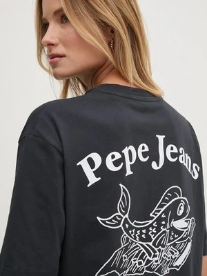 Pepe Jeans t-shirt bawełniany GRACIE damski kolor granatowy PL505969