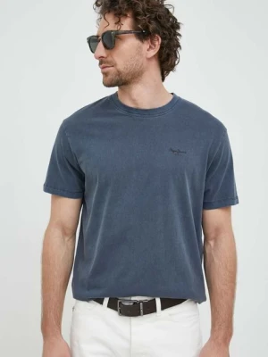 Pepe Jeans t-shirt bawełniany Jacko kolor granatowy z nadrukiem PM508664.594