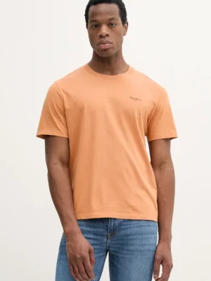 Pepe Jeans t-shirt bawełniany JACKO kolor pomarańczowy PM508664