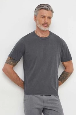 Pepe Jeans t-shirt bawełniany Jacko męski kolor szary gładki