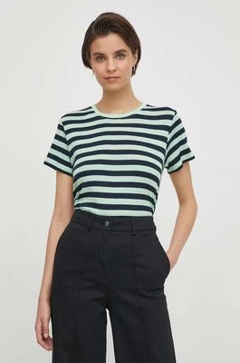 Pepe Jeans t-shirt bawełniany JINX damski kolor zielony PL505845