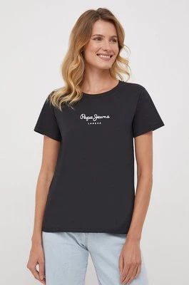 Pepe Jeans t-shirt bawełniany kolor czarny