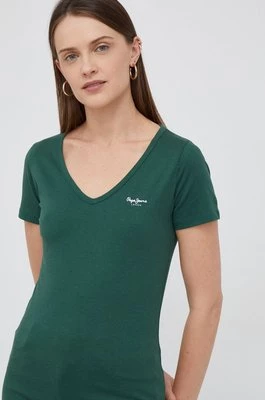 Pepe Jeans t-shirt bawełniany kolor zielony