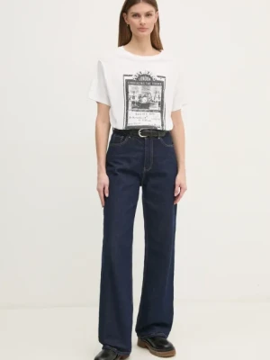 Pepe Jeans t-shirt bawełniany LELE damski kolor biały PL505992