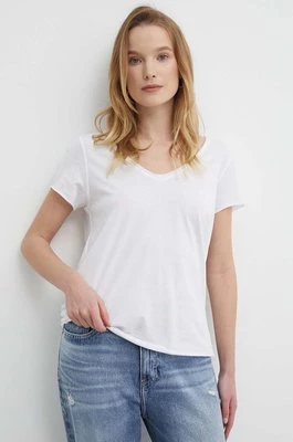 Pepe Jeans t-shirt bawełniany LUNA damski kolor biały PL505856