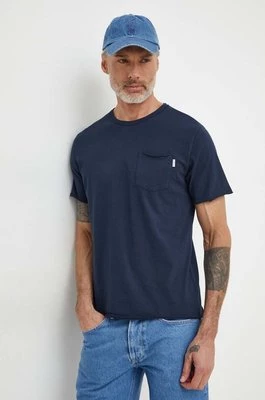 Pepe Jeans t-shirt bawełniany Single Carrinson męski kolor granatowy gładki