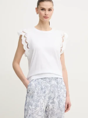Pepe Jeans t-shirt bawełniany VIC damski kolor biały PL506067