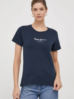 Pepe Jeans t-shirt bawełniany Wendys granatowy