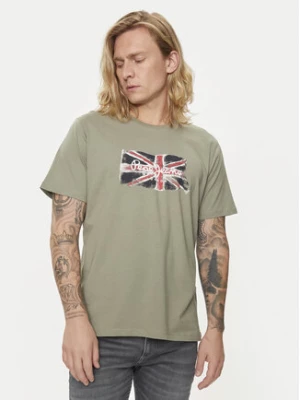 Pepe Jeans T-Shirt Clag PM509384 Zielony Regular Fit