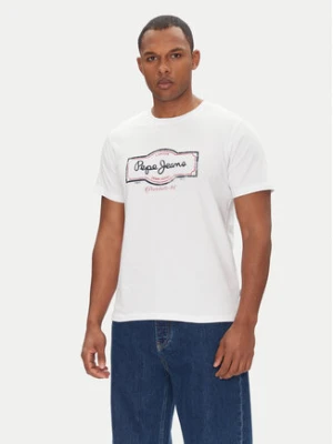 Pepe Jeans T-Shirt Daxton PM509786 Biały Regular Fit