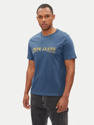 Pepe Jeans T-Shirt Dylan PM509728 Niebieski Regular Fit