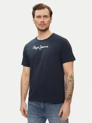 Pepe Jeans T-Shirt Eggo N PM508208 Granatowy Regular Fit