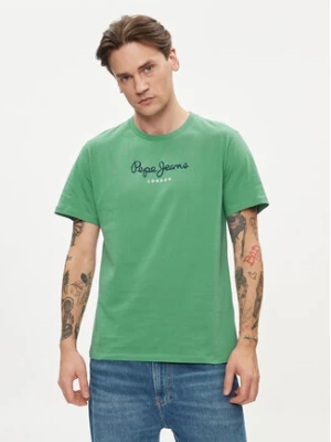 Pepe Jeans T-Shirt Eggo N PM508208 Zielony Regular Fit
