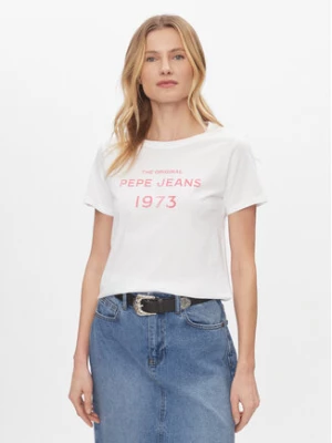 Pepe Jeans T-Shirt Harbor PL505743 Biały Regular Fit