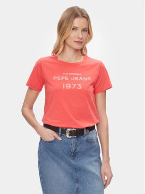 Pepe Jeans T-Shirt Harbor PL505743 Czerwony Regular Fit