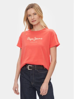 Pepe Jeans T-Shirt Helga PL505761 Czerwony Regular Fit