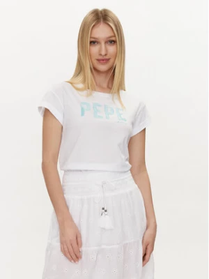 Pepe Jeans T-Shirt Janet PL505836 Biały Regular Fit