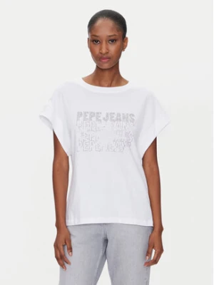 Pepe Jeans T-Shirt Lira PL505996 Biały Regular Fit
