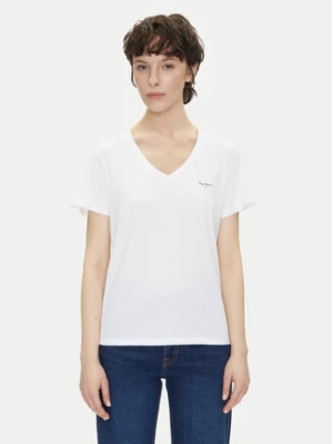Pepe Jeans T-Shirt Macy PL506051 Biały Regular Fit