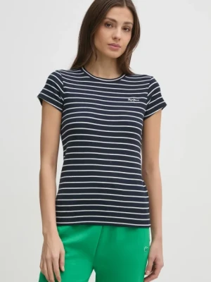 Pepe Jeans t-shirt MERIBEL damski kolor granatowy PL506079