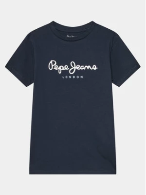 Pepe Jeans T-Shirt New Art N PB503493 Granatowy Regular Fit