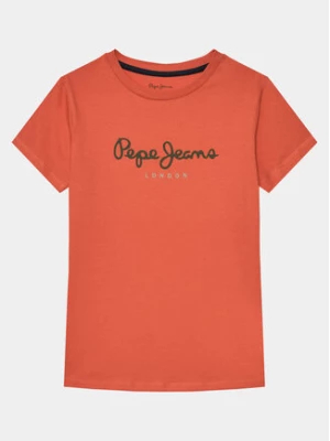 Pepe Jeans T-Shirt New Art N PB503493 Pomarańczowy Regular Fit