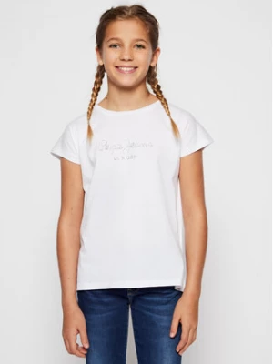 Pepe Jeans T-Shirt Nuria PG502460 Biały Regular Fit