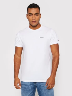 Pepe Jeans T-Shirt Original Basic 3 N PM508212 Biały Slim Fit
