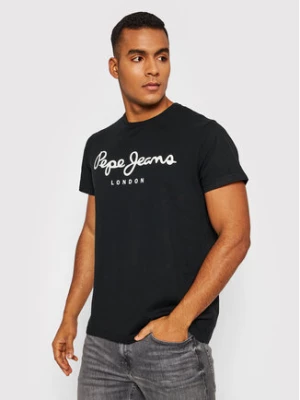 Pepe Jeans T-Shirt Original PM508210 Czarny Slim Fit